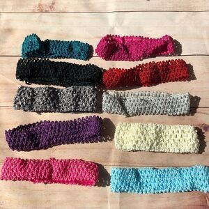 🍭6/$30 Set of 10 headbands for baby - multicolor